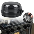 thumbnail image 4 of Stove Knob Safety Covers 5 Pack Heat Resistant Oven Knob Covers for Child Safety Gas Stove Knob Covers with Dual-Button Locks & Visual Design（Black）, 4 of 5