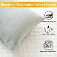 thumbnail image 4 of Pillow 1 MIDDLE ONE, espuma viscoelástica, 28 x 18 cm, paquete de 2 unidades (gris), 4 of 7