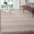 thumbnail image 3 of SAFAVIEH Montauk Karlene Geometric Striped Cotton Area Rug, Ivory/Steel Grey, 9' x 12', 3 of 4