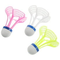 Hemoton 3-Pack Windproof Badminton Shuttlecocks High Performance for All Weather Outdoor and Indoor Badminton Play