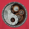 thumbnail image 3 of CafePress - Steampunk Yin Yang T Shirt - Men's Classic Graphic Cotton T-Shirt, 3 of 4