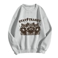 thumbnail image 4 of WEAIXIMIUNG Robe Sweat à Manches Courtes Drôle Bohème Mignon Restez Sans Capuche Surdimensionné, 4 of 4