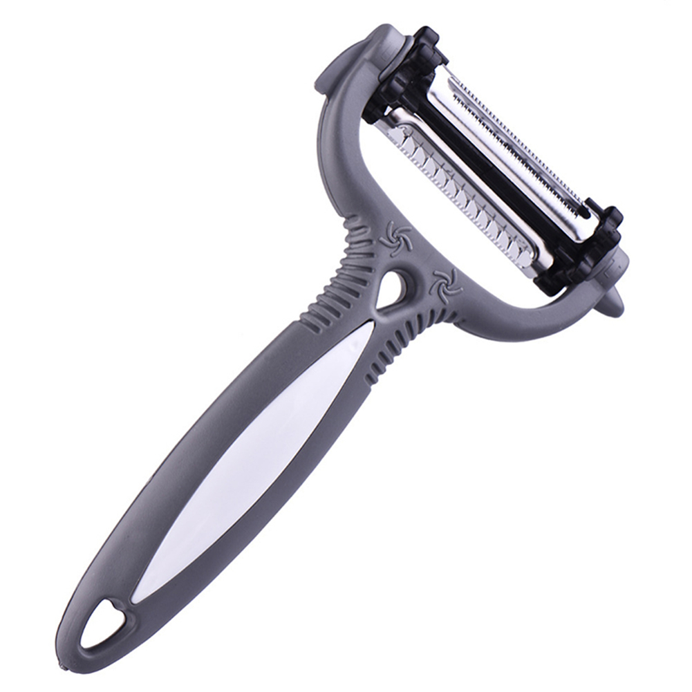 Douhoow 1 Piece Stainless Steel Rotary Potato Peeler Vegetable Fruit
