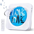 thumbnail image 1 of Reproductor de CD MICOCIOUS Bluetooth de escritorio con altavoces y radio FM, 1 of 7
