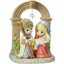 Precious Moments Mary & Joseph Unto Us A Child Is Born Figurine #101074