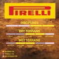 thumbnail image 4 of Pirelli Scorpion Race DH T Yellow 63-622 (29x 2.5) MTB Bicycle Tire & SmarTUBE 23/32-622 Set- Designed for Hardpacked Courses and Mixed Terrain, 60TPI - Mountain Bike Tire w/Keychain, 4 of 9