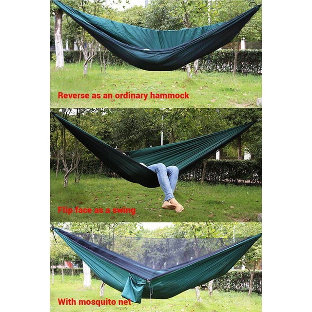 pitrice Ultralight Mosquito Net Hammock Full Automatic Speed Open Aerial Tent Parachute Cloth 2 Person Mosquito Hammock