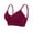 Wine, variant on Utoimkio Seamless Sports Bras for Women Crop Top Bra Wirefree Bra Removable Pads for Women Yoga Workout with Adjustable Straps