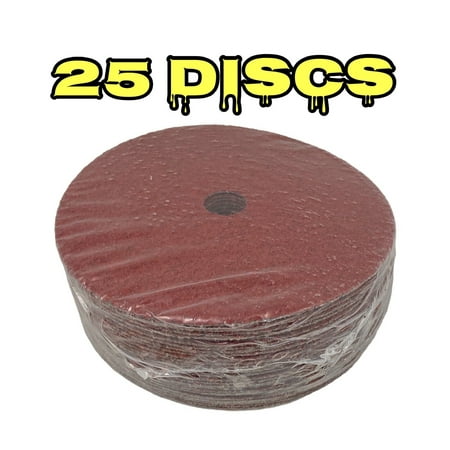 

☀️(25 ) 7” Duramark P36 Grit / Resin Fiber Disc Grinding Sanding Discs