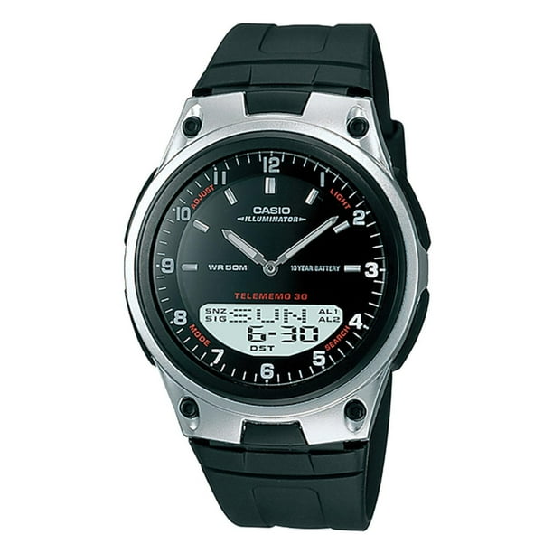Reloj CASIO AW-80-1AVCF ILLUMINATOR 10 Year Battery-Negro negro 40 mm Casio AW-80-1AVCF