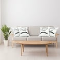 thumbnail image 4 of Ambesonne Saying Throw Pillow Cover 4 Pack, Thing Take Time, 16", Black White, 4 of 5