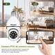 thumbnail image 4 of Chowha 3mp Cámara De Seguridad Wifi Foco 360° Grados Alarma, 4 of 8