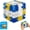 Blue, variant on 3D MAZE BALL CUBE, EDUCATIONAL MAZE GAME, BUILT-IN ROLLING BALL, DEVELOPS LOGICAL THINKING, DURABLE and STRESS-RELIEVING, IDEAL GIFT for BIRTHDAYS and HOLIDAYS.