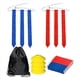 thumbnail image 1 of Juego de FúTbol de Bandera: 14 Cinturones con 42 (21 Rojas y 21 Azules), 4 Conos, Cinturones de FúTbol de Bandera Juvenil para Adultos., 1 of 5