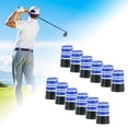 thumbnail image 4 of 2x12 Uds Virolas de Hierro Duraderas Para Punta Cónica Tamaño de Cuña de Hierro .370 Tapas de Extremo Azul Blanco Sunnimix, 4 of 8