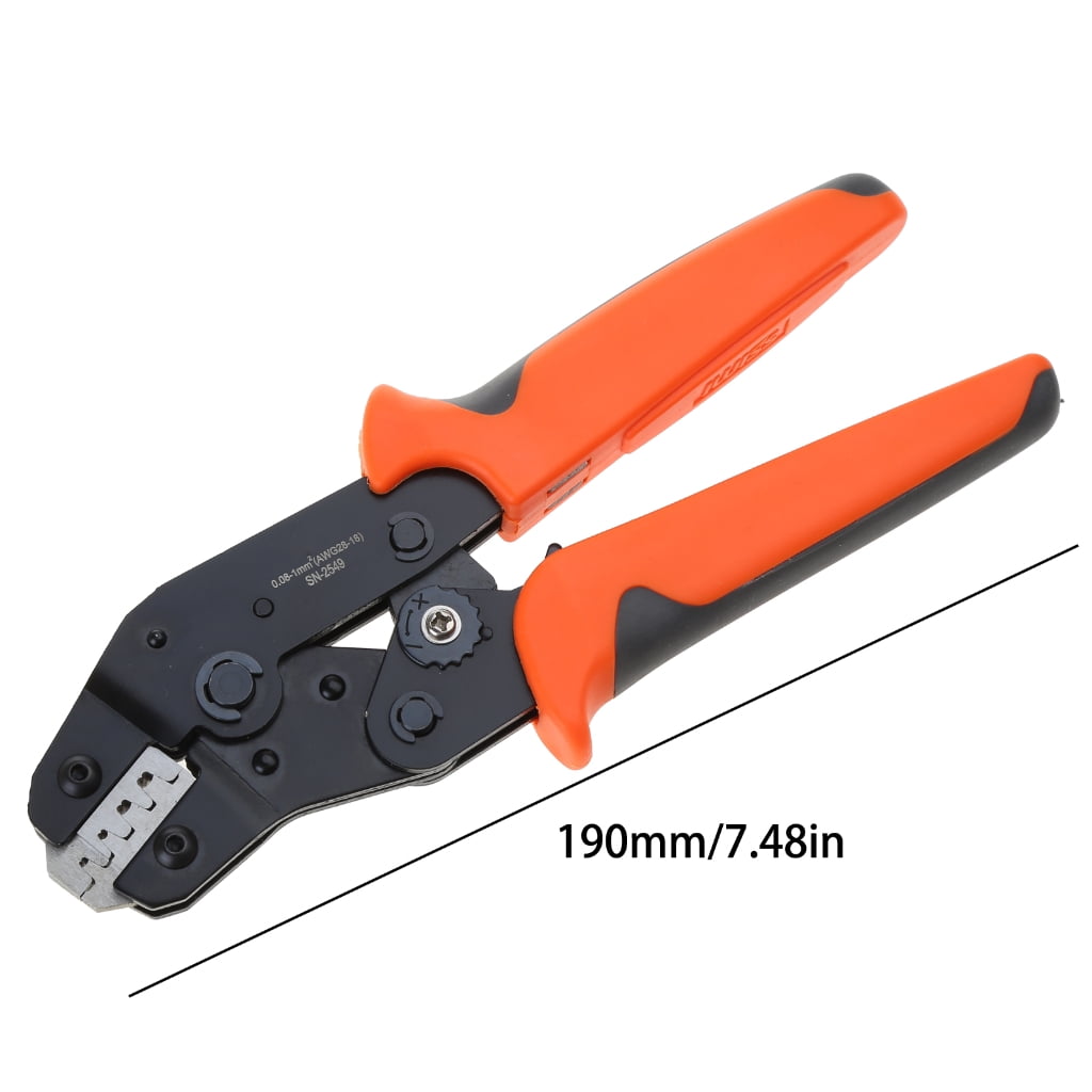 Yokua SN-2549 Pin Crimping Tool 2.54mm 3.96mm 4.8mm AWG28-18 0.08-1mm² Terminals