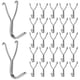 thumbnail image 1 of 50 Pack 20mm Pegboard Stainless Steel Hooks For Kitchen Storage Garage Accessories Workbench Tools Craft Supplies, 1 of 5