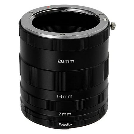 Fotodiox Pro Canon EOS-M Macro Extension Tube Set for Extreme (Best Extension Tubes For Canon)