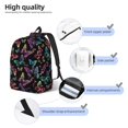 thumbnail image 3 of Fotbe Rainbow Butterflies Mochila de Lona con Estampado, Mochila Duradera, Mochila Versátil de Alta Calidad, Mochila Compacta Vintage-Small, 3 of 5