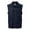 Blue, variant on Mens Casual Sports Vest Multi Pocket Fishing Vest Solid Color Zipper Cardigan Fishing Jacket,Tank Tops Men,L