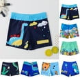 thumbnail image 1 of shenmeida Boy Swimming Trunks Beach Shorts Swim Trunks Baby Boy Quick Dry Bathing Suit for Swimming Pool Party, 1 of 8