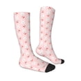 thumbnail image 3 of Haiem Rabbit And Cherry Socks, Funny Novelty Crazy Design Cotton Socks Sports Socks Knee High Socks For Men, Women,1Pairs - Gift For Working Friends, 3 of 9