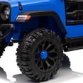 thumbnail image 5 of Hikiddo 24 Volt Ride on Toys for Big Kids, 4WD 2 Seater Kids Electric Ride-on Truck Car w/ Remote, 4x200W Motor - Blue, 5 of 9
