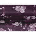 thumbnail image 4 of oneOone Velvet Purple Fabric Florals Sewing Craft Projects Fabric Prints By Yard 58 Inch Wide, 4 of 5