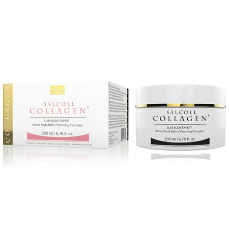 SALCOLL COLLAGEN Cellulite & Fat Reducer Cream - Anti-Cellulite Cream to Shape Body Contours - Tightens Saggy Skin, Helps Burn Fat, Restores Natural Skin Texture Post Pregnancy or Weight Loss - 200 (Best Way To Tighten Skin After Weight Loss)