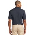 thumbnail image 2 of Port Authority Tall Heavyweight Cotton Pique Polo-4XLT (Classic Navy), 2 of 6