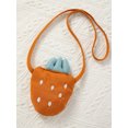 thumbnail image 4 of Wassery Toddler Girls Summer Casual Dress 9M 12M 18M 24M 2T 3T Infant Baby Sling Dress Sleeveless Carrot Print Dress with Crossbody Bag, 4 of 9