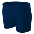 thumbnail image 2 of A4 4" Compression Short For Women in Navy | NW5313, 2 of 2