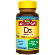 Nature Made - Vitamin D3 5000 IU - 180 Liquid Softgels