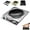 Silver, variant on 3500-Watt Induction Hob, 3500W Concave Induction Cooktop with 10 Temperature Levels, Portable Multifunctional Commercial Inductions Cooktop with Lcd Displays