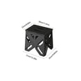 thumbnail image 3 of Plastic Folding Step Stool for Kids and Adults | Heavy Duty Non-Slip Portable Stool for Home Kitchen Camping Outdoor Use | Compact Foldable Stool with Handle for Reaching High Shelves And, 3 of 6