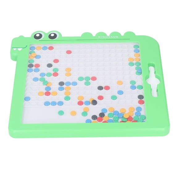 Dot Drawing Board, Dinosaur Shaped Doodle Board with Pen and Beads, Easy to Play, Improve Attention, Hand Eye Coordination, for Children