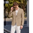 thumbnail image 4 of COOFANDY Mens Casual Blazer Suit Jacket Slim Fit Fashion Lightweight Sport Coats, 4 of 5