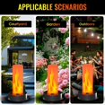 thumbnail image 2 of Paquete de 2 Tapas de Repuesto para Luz Solar con Llama Parpadeante, Kit de Repuesto para Linterna Solar Exterior Impermeable., 2 of 5