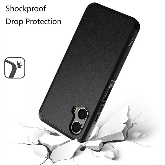 For Motorola Moto G Power 5G 2024 Slim Protection Shock Absorption Hybrid Dual Layer Hard PC   TPU Rubber Armor Defender Cover ,Xpm Phone Case [ Black ]