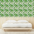 thumbnail image 3 of Ambesonne Daisy Print Peel & Stick Wallpaper for Home, Chamomile Pattern Art, 13"x72", Yellow Reseda Green, 3 of 5