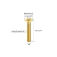thumbnail image 2 of Flat Head Socket Cap Screws, M3-0.5x18mm Brass Inner Hex Drive Fasteners Bolts 12Pack, 2 of 6