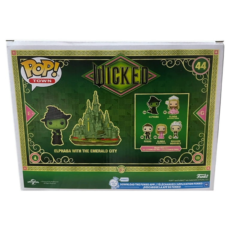 FUNKO POP! Town: Wicked - Elphaba w/ Emerald City - Walmart.com
