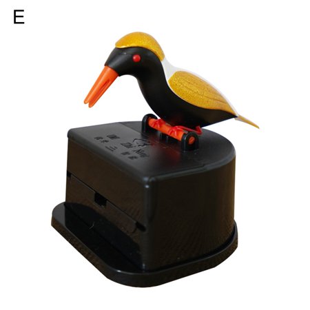 

Meizhencang Toothpick Container Clean Push-on Design Large Capacity 3D Bird Shape Toothpick Dispenser Household Supplies