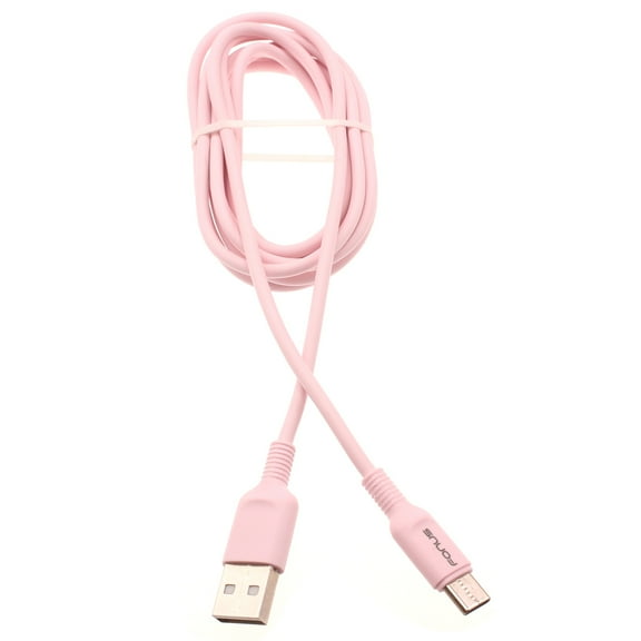 Pink 6ft USB-C Cable for OnePlus Nord N20 5G Phone - Charger Cord Power Wire Type-C Fast Charge for OnePlus Nord N20 5G