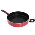 thumbnail image 4 of Mirro A79682 Get A Grip Aluminum Nonstick Jumbo Cooker Deep Fry Pan with Glass Lid Cover Cookware, 12-Inch, 4 of 6