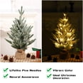 thumbnail image 4 of Árbol de Navidad LinTimes de 60 cm con 50 luces LED y frutos rojos, 4 of 7