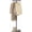 Black, variant on T-shaped Coat Rack Freestanding, Modern Clothes Rack with Rock Slab Base, Heavy-duty Metal Coat Tree for Boutiques, Hallway, Entryway