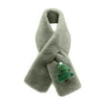 thumbnail image 2 of Wancir 2024 Kid Fashion Scarf for Girls ＆ Boys Plush Warm Scarf Cute Deer Outdoor Neck Winter Scarf for Child, 2 of 3