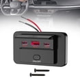 thumbnail image 3 of Cargador USB para coche de 12 V/24 V con toma de carga rápida para embarcaciones y motocicletas Luz roja, 3 of 6