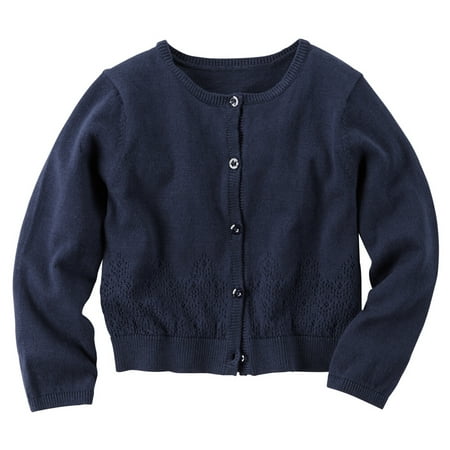 pointelle carters cardigan toddler navy outfit clothing